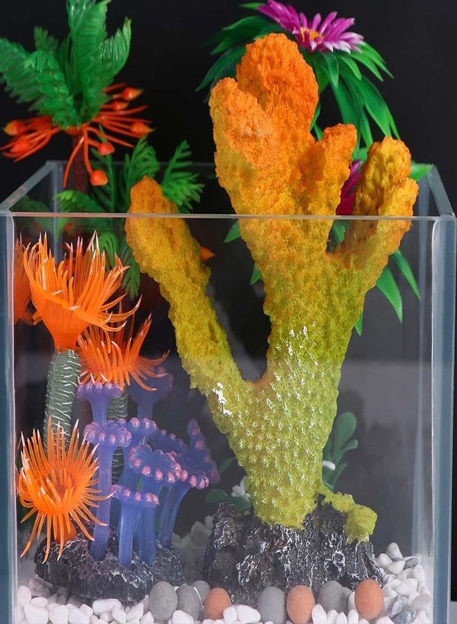 Kopida Artificial Reef Rock, Colorful Reef Rock, Simulation Coral Plant Decor for Aquarium Fish Tank Decor - Image 5